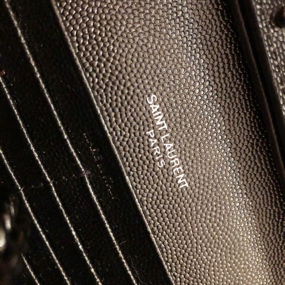 YSL Saint Laurent Black Monogram Bag - Picture 9 of 11